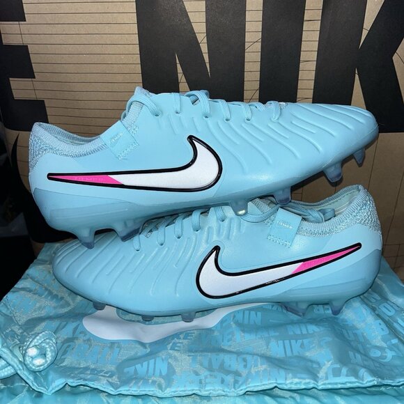 NEW Nike Tiempo Legend 10 Elite FG Copa/White South Beach DV4328-401 Sz 7.5 main image 7